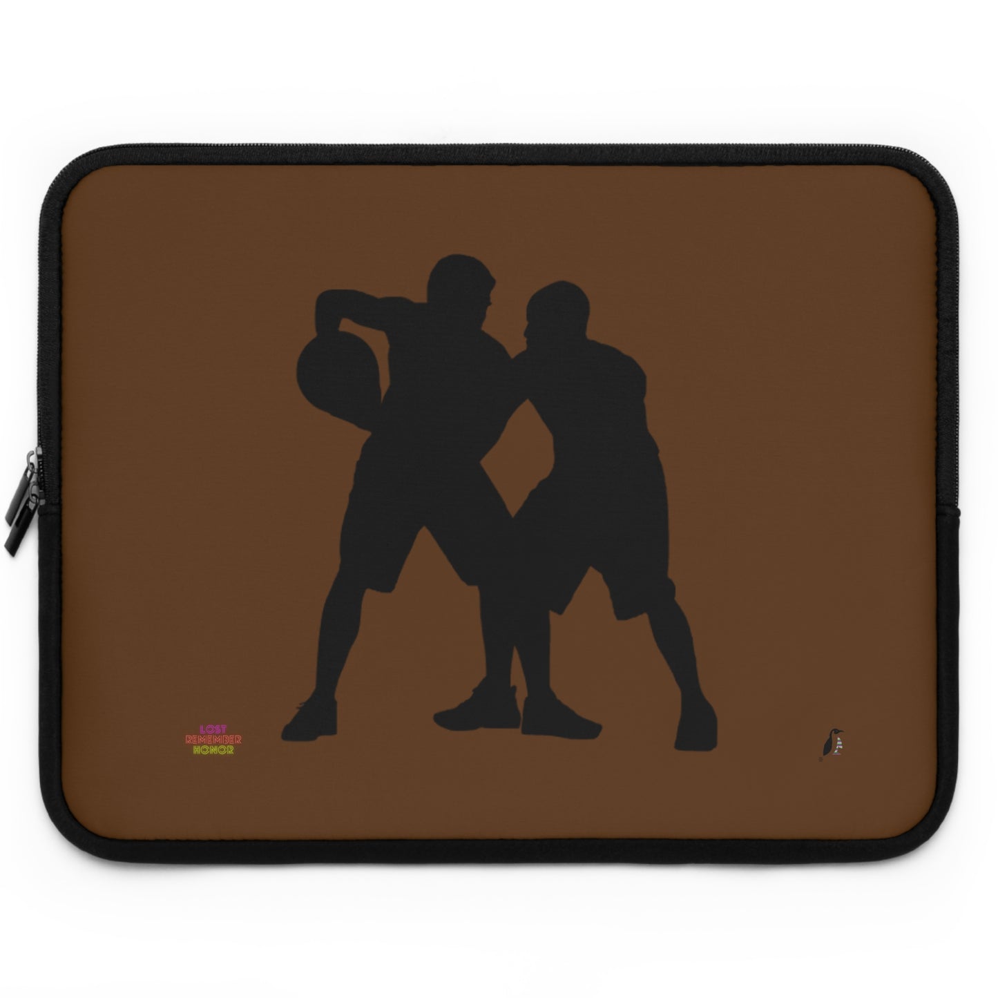 Laptop Sleeve: Basketball Brown