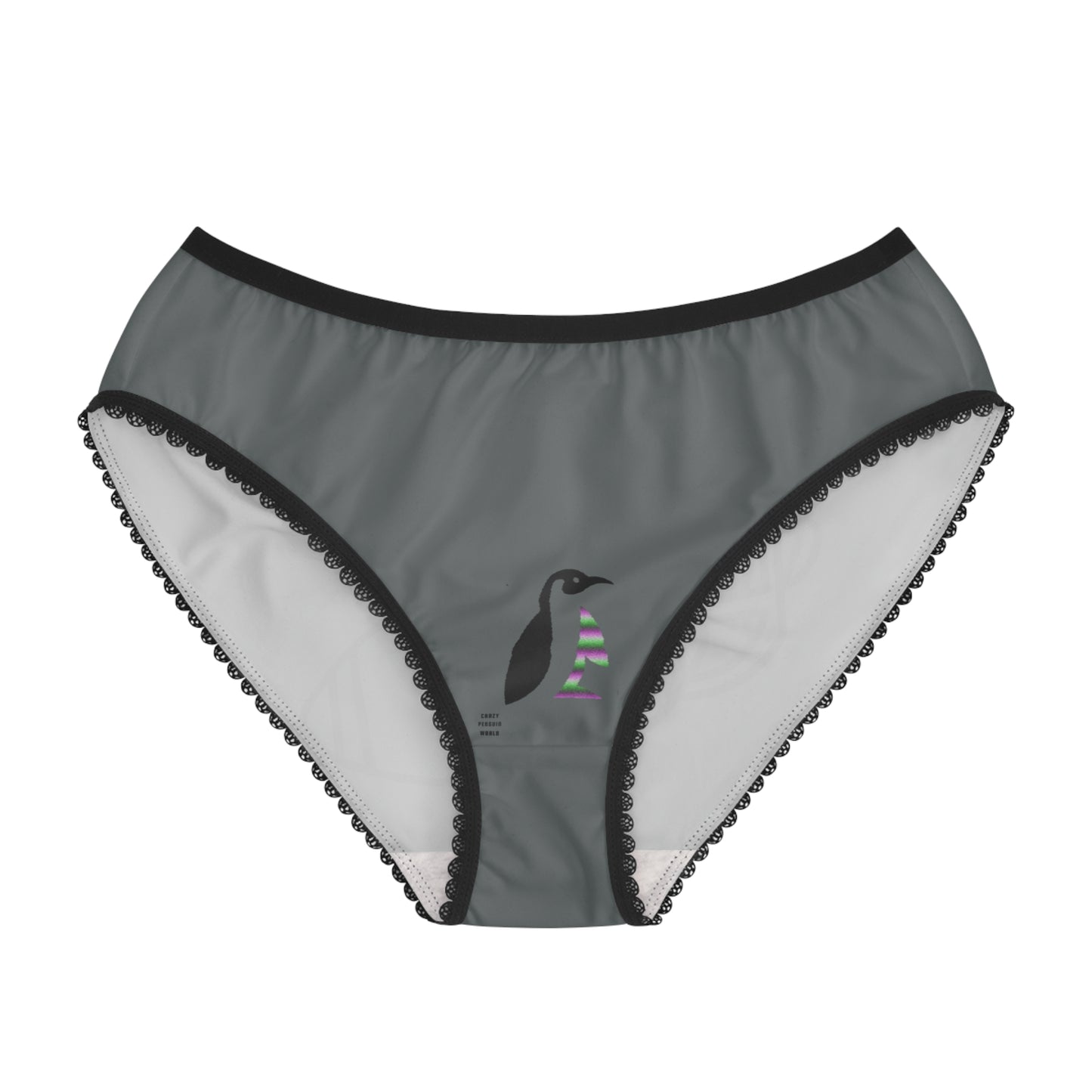 Women's Briefs: Football Dark Grey