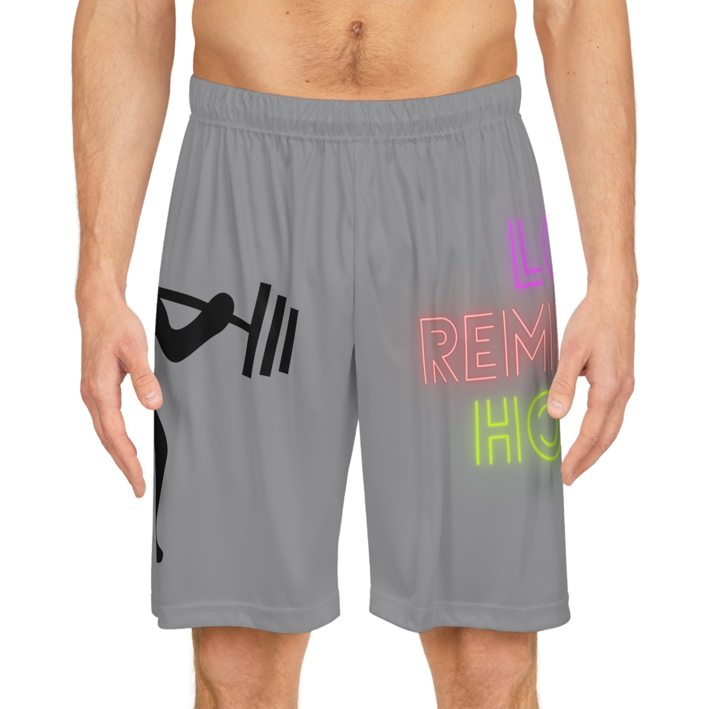 Basketball Shorts: Weightlifting Grey