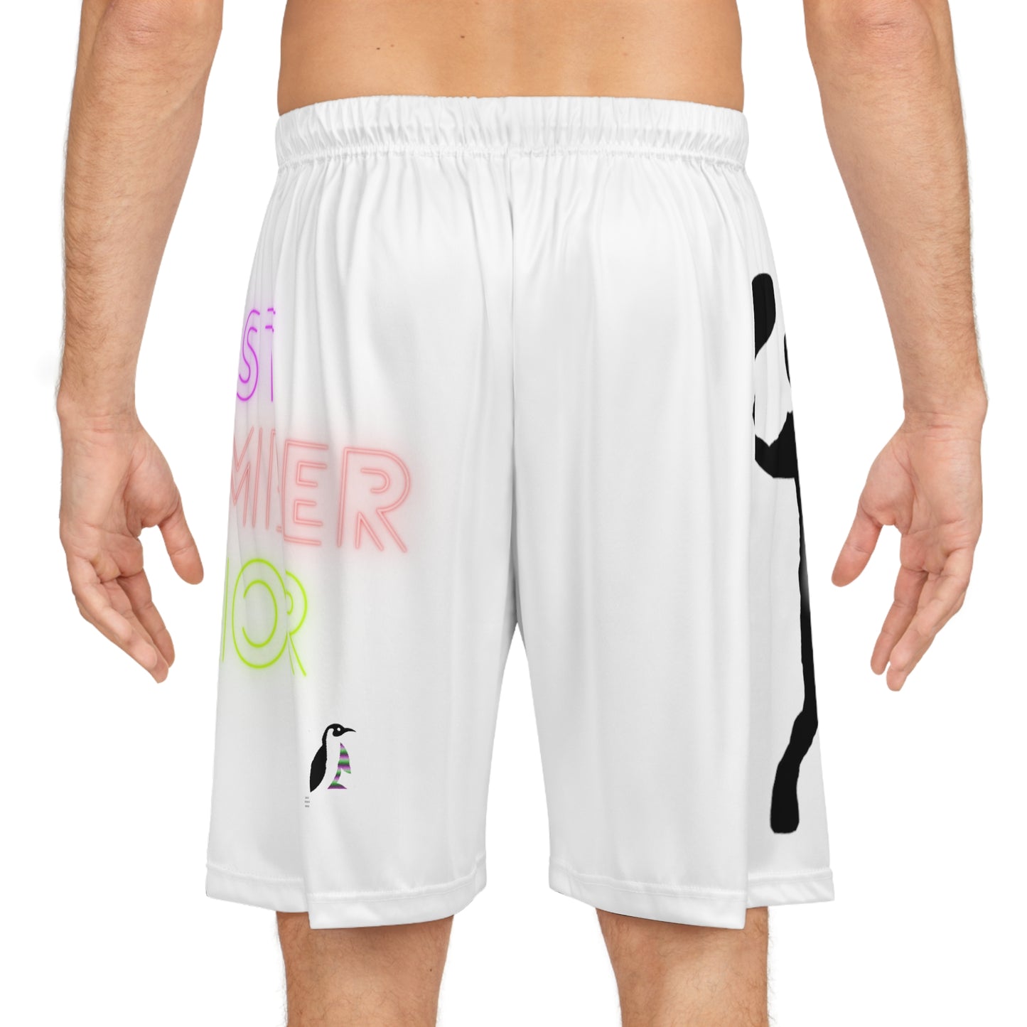 Basketball Shorts: Tennis White