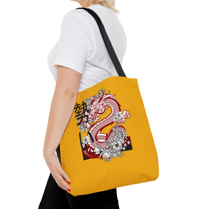 Tote Bag: Dragons Yellow