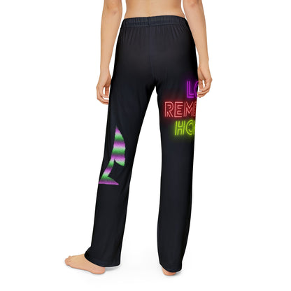 Kids Pajama Pants: Lost Remember Honor Black