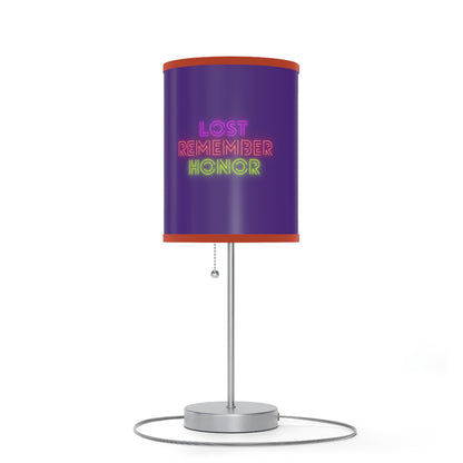 Lamp on a Stand, US|CA plug: LGBTQ Pride Purple 