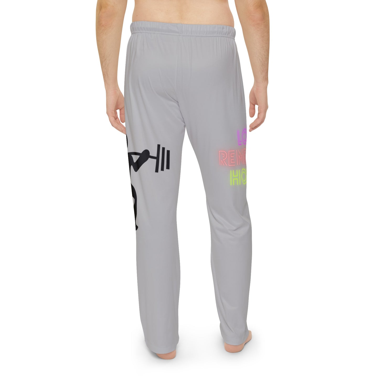 Men's Pajama Pants: Weightlifting Lite Grey