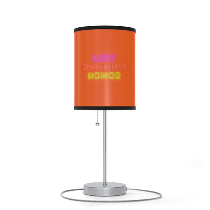 Lamp on a Stand, US|CA plug: Tennis Orange