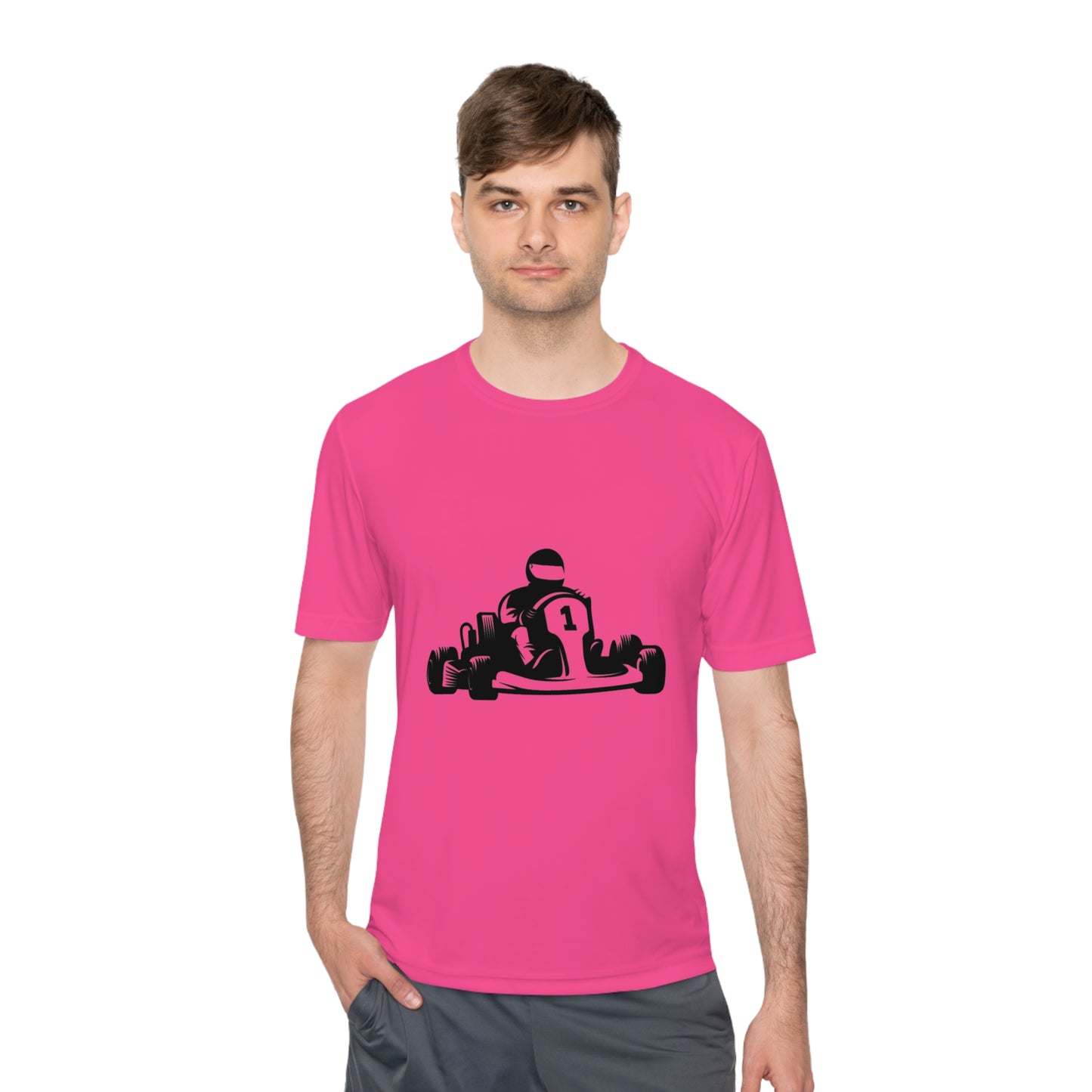 Moisture Wicking Tee: Racing #3