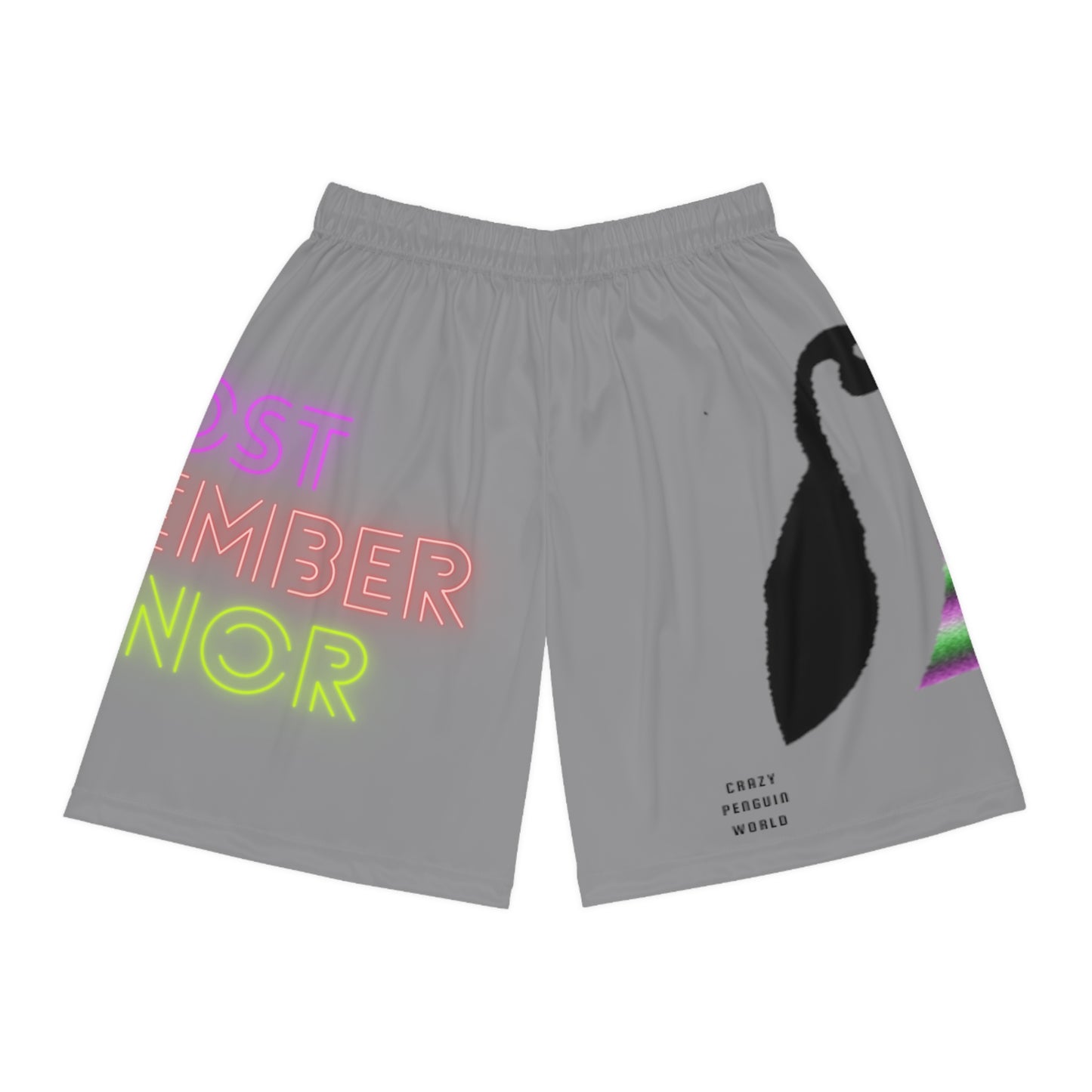 Basketball Shorts: Lost Remember Honor Grey