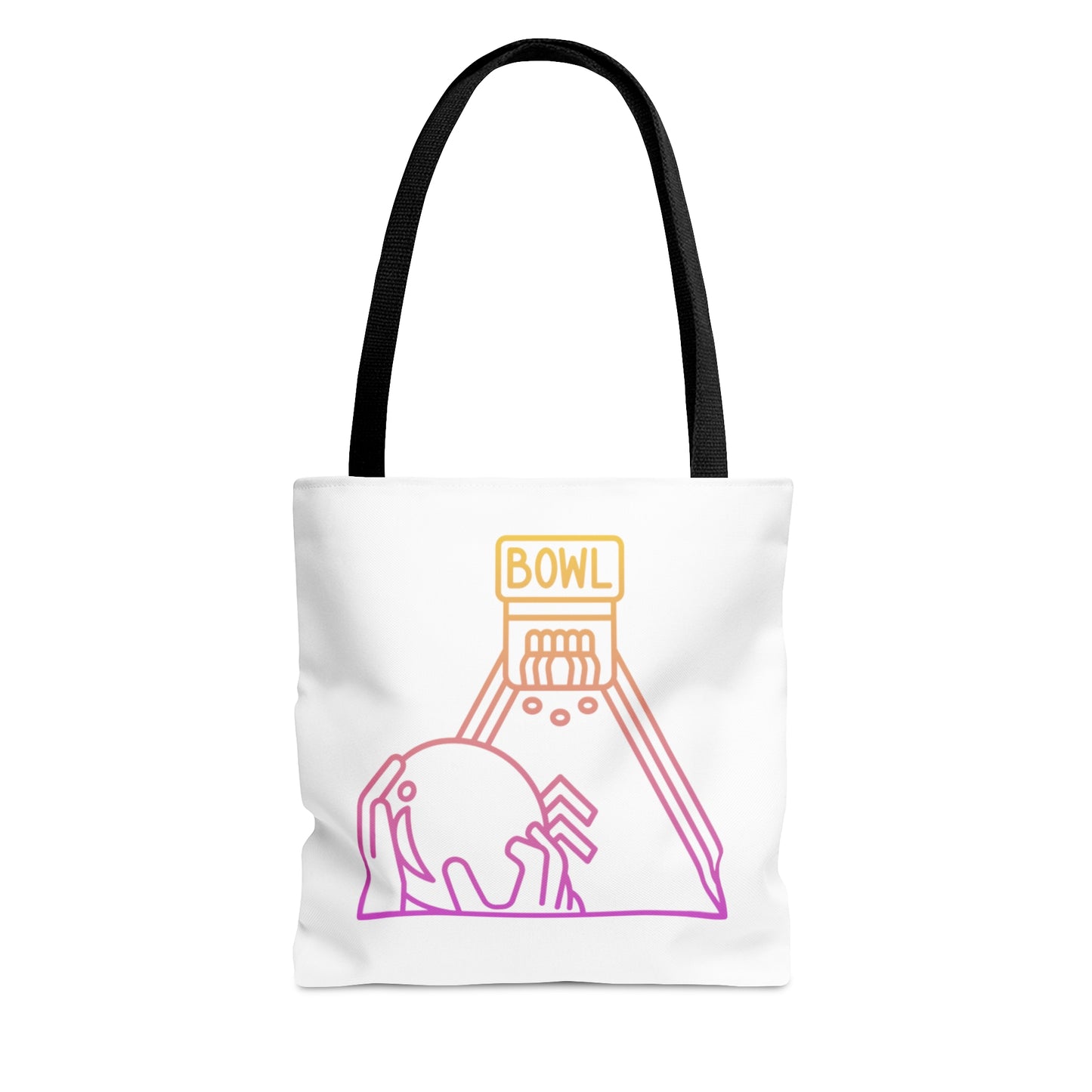 Tote Bag: Bowling White