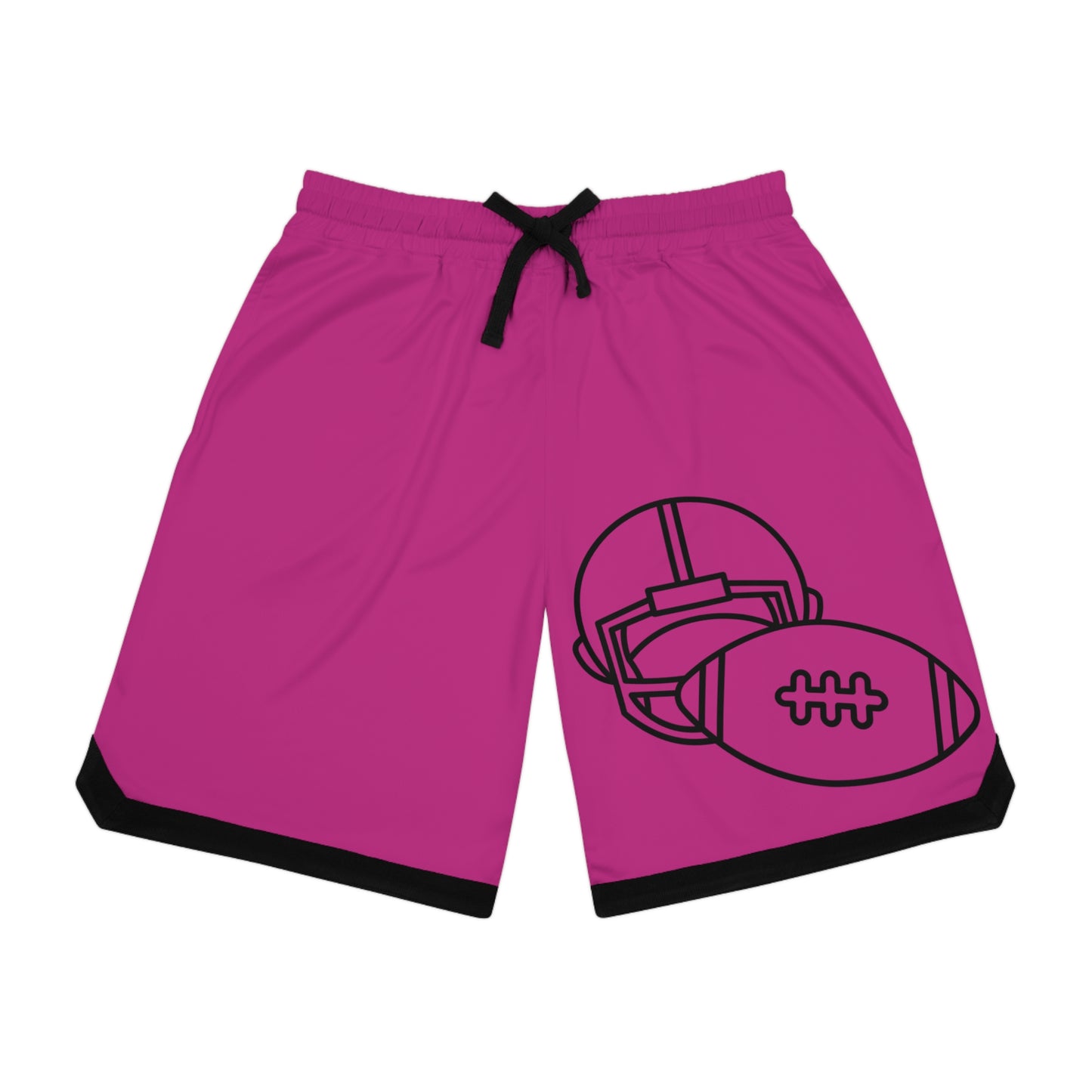 Basketball Rib Shorts: Football Pink