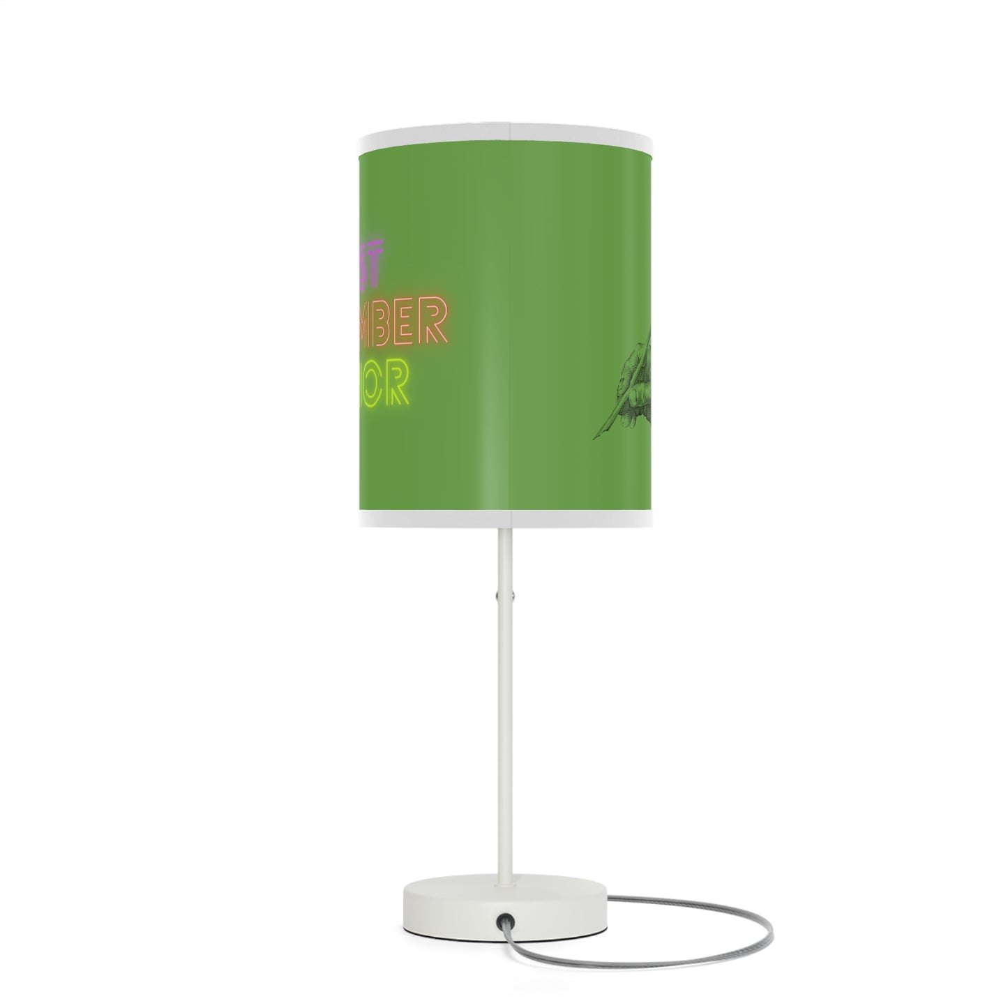 Lamp on a Stand, US|CA plug: Writing Green