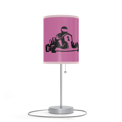 Lamp on a Stand, US|CA plug: Racing Lite Pink