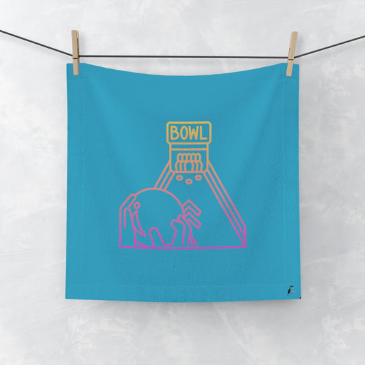 Face Towel: Bowling Turquoise