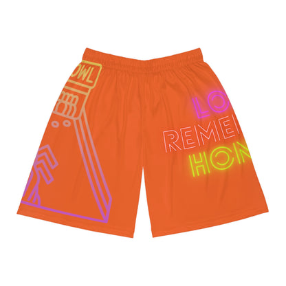 Basketball Shorts: Bowling Orange