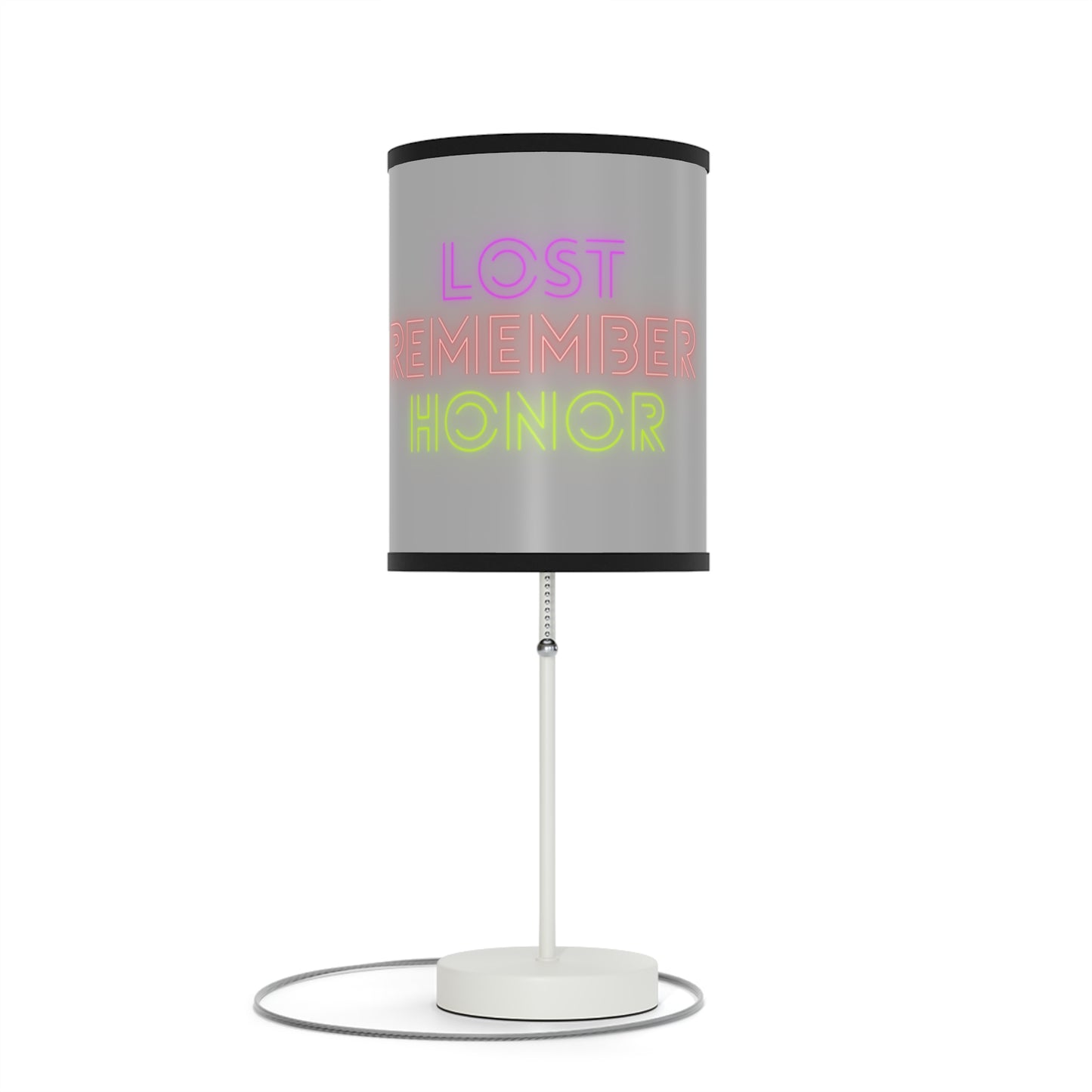 Lamp on a Stand, US|CA plug: Lost Remember Honor Lite Grey