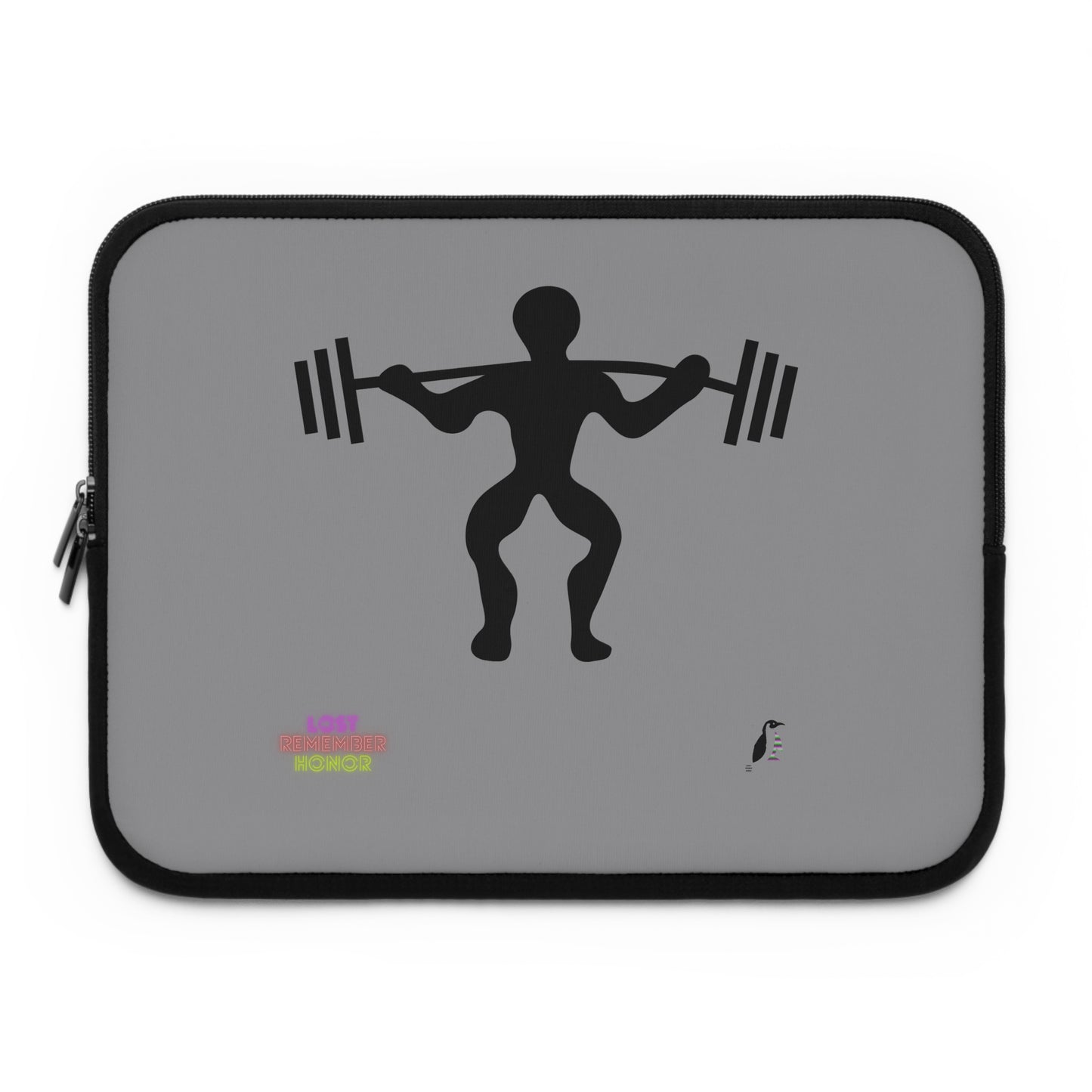 Laptop Sleeve: Weightlifting Grey