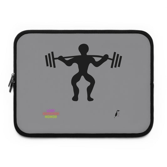 Laptop Sleeve: Weightlifting Grey