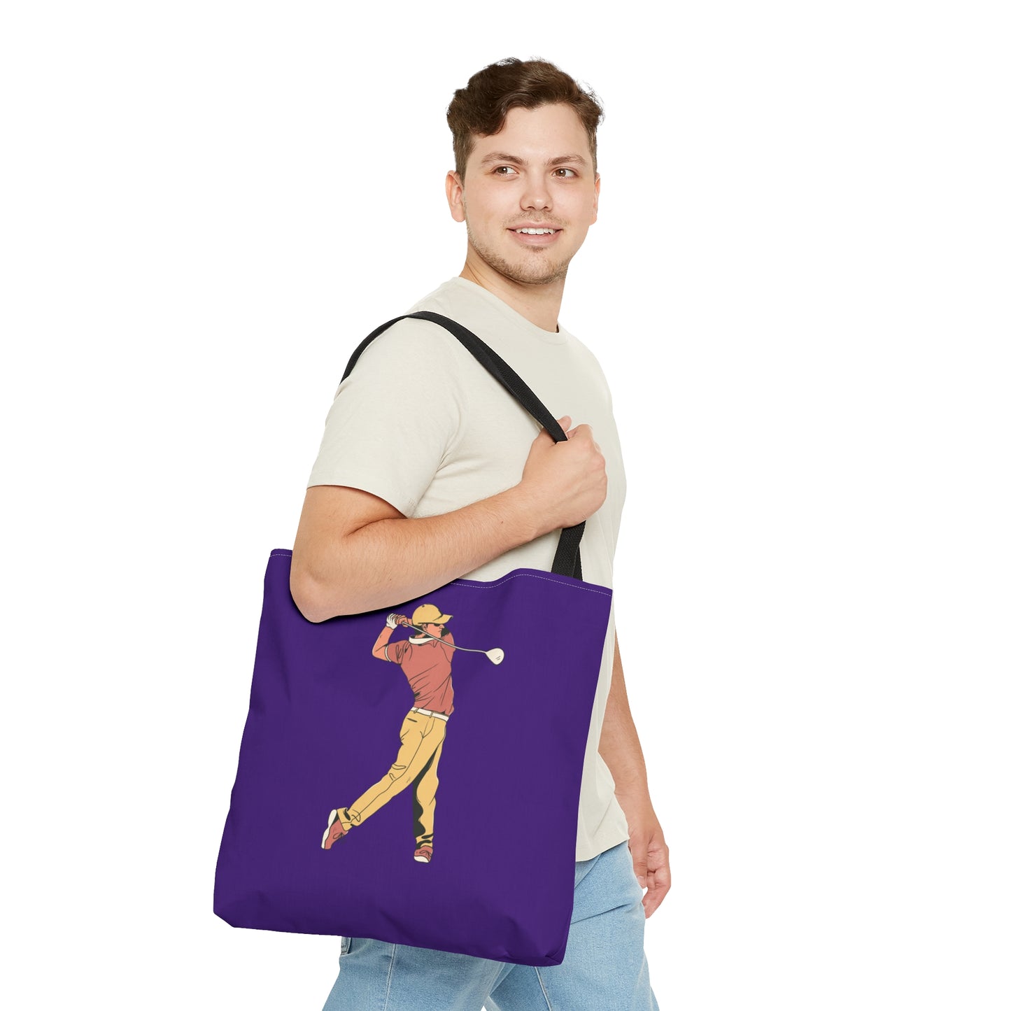 Tote Bag: Golf Purple