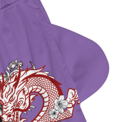 Basketball Rib Shorts: Dragons Lite Purple