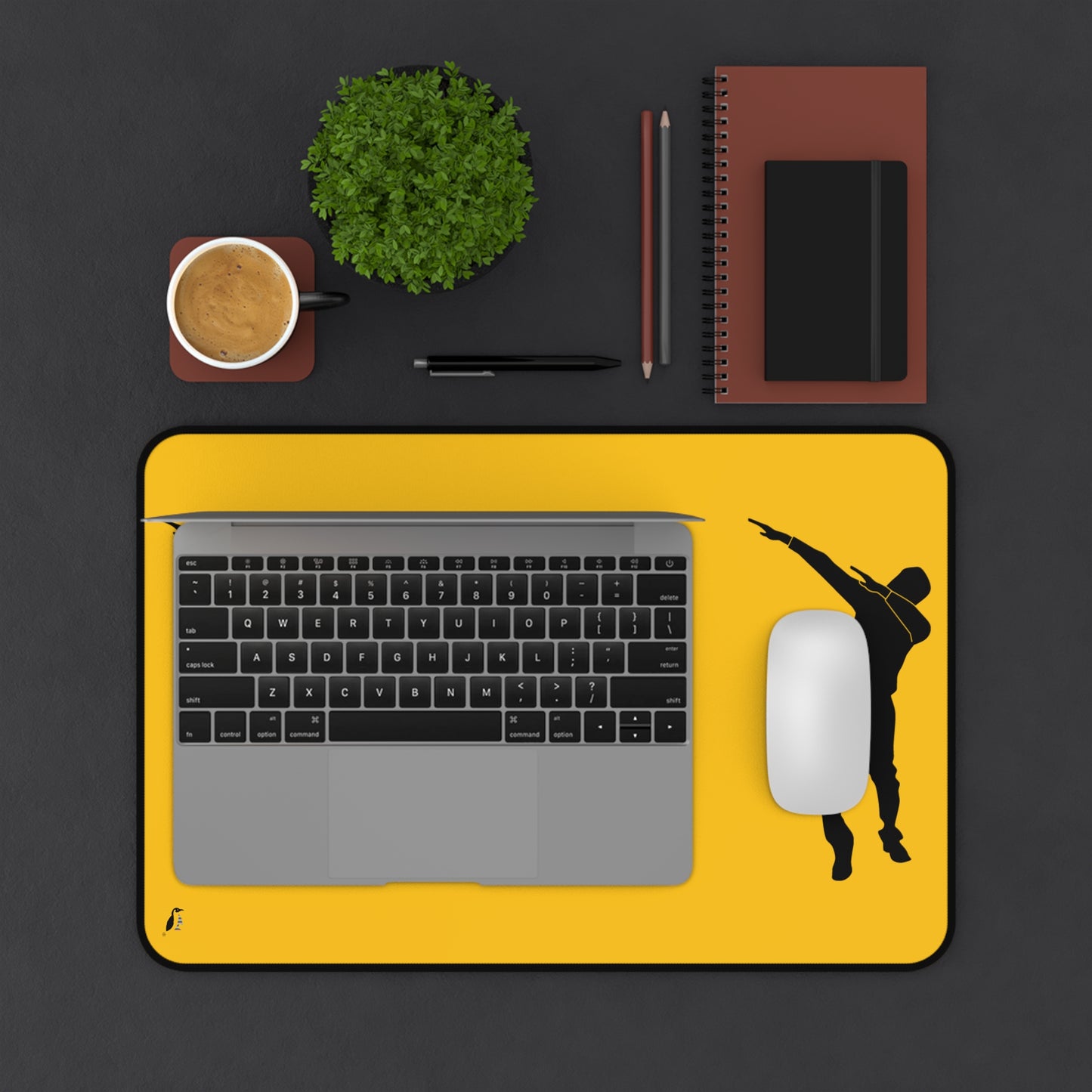 Desk Mat: Dance Yellow