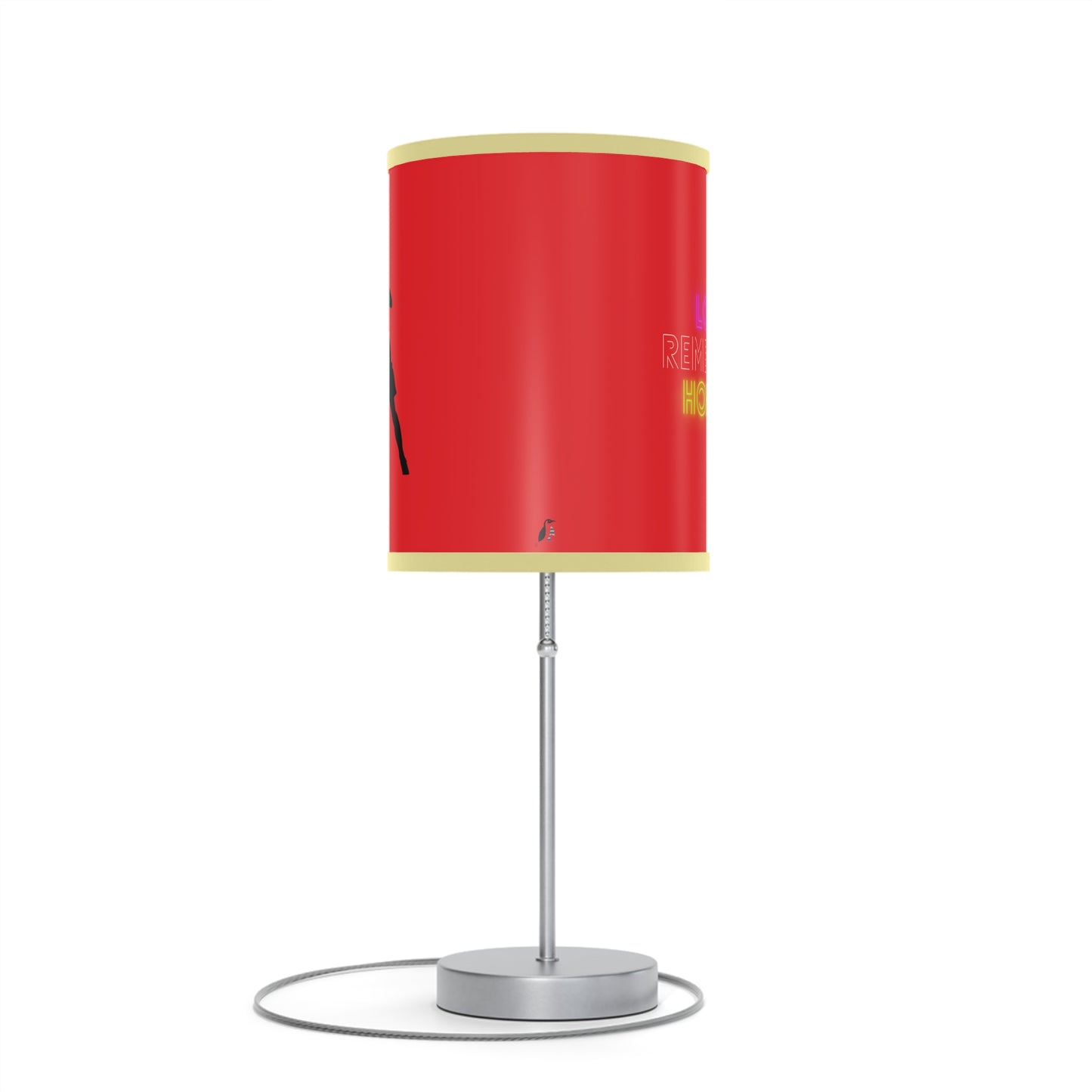 Lamp on a Stand, US|CA plug: Soccer Red