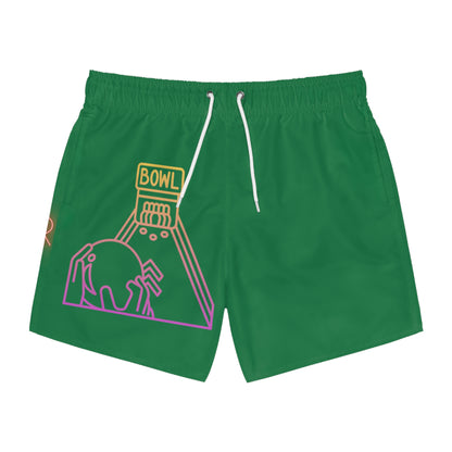 Swim Trunks: Bowling Dark Green