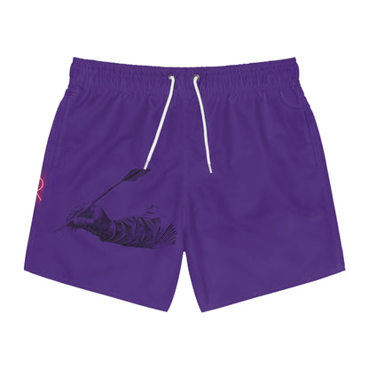 Swim Trunks: Writing Purple