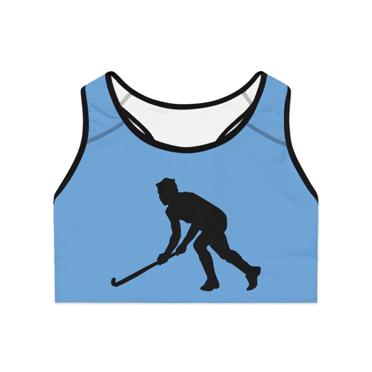 Sports Bra: Hockey Lite Blue