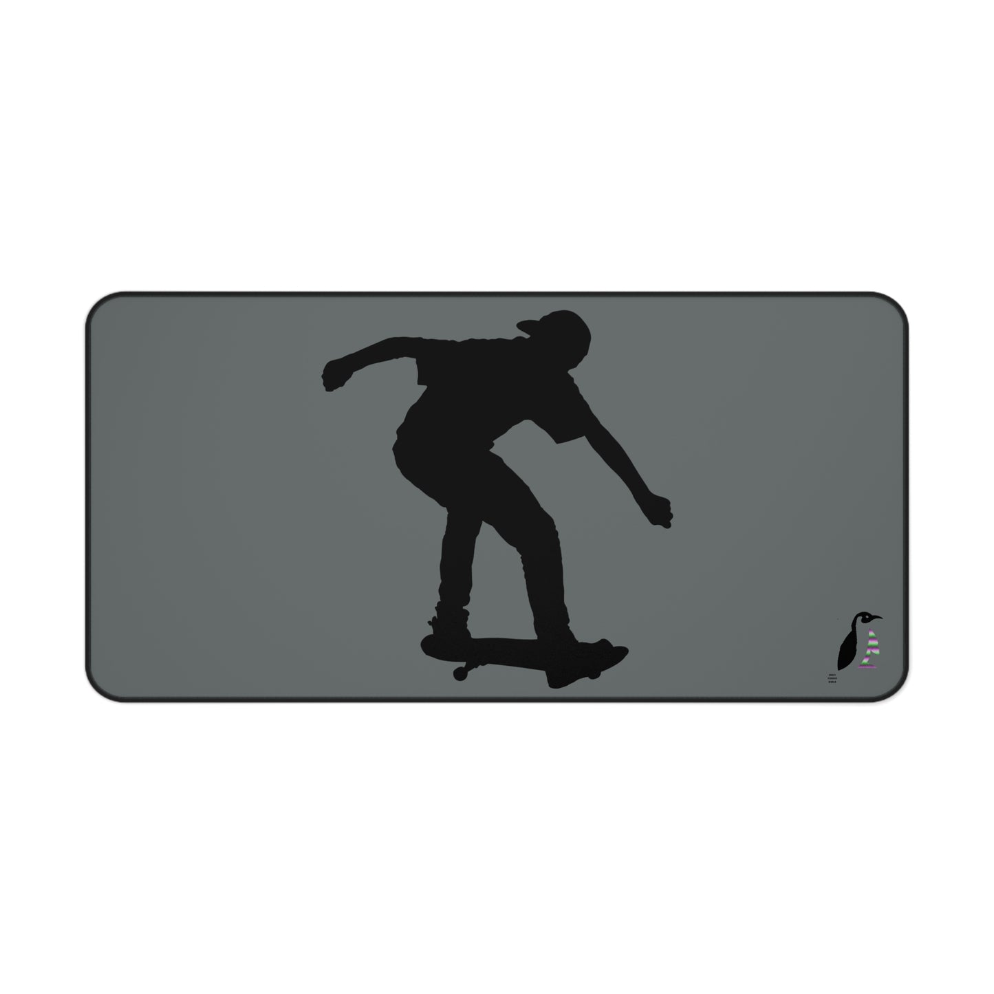 Desk Mat: Skateboarding Dark Grey