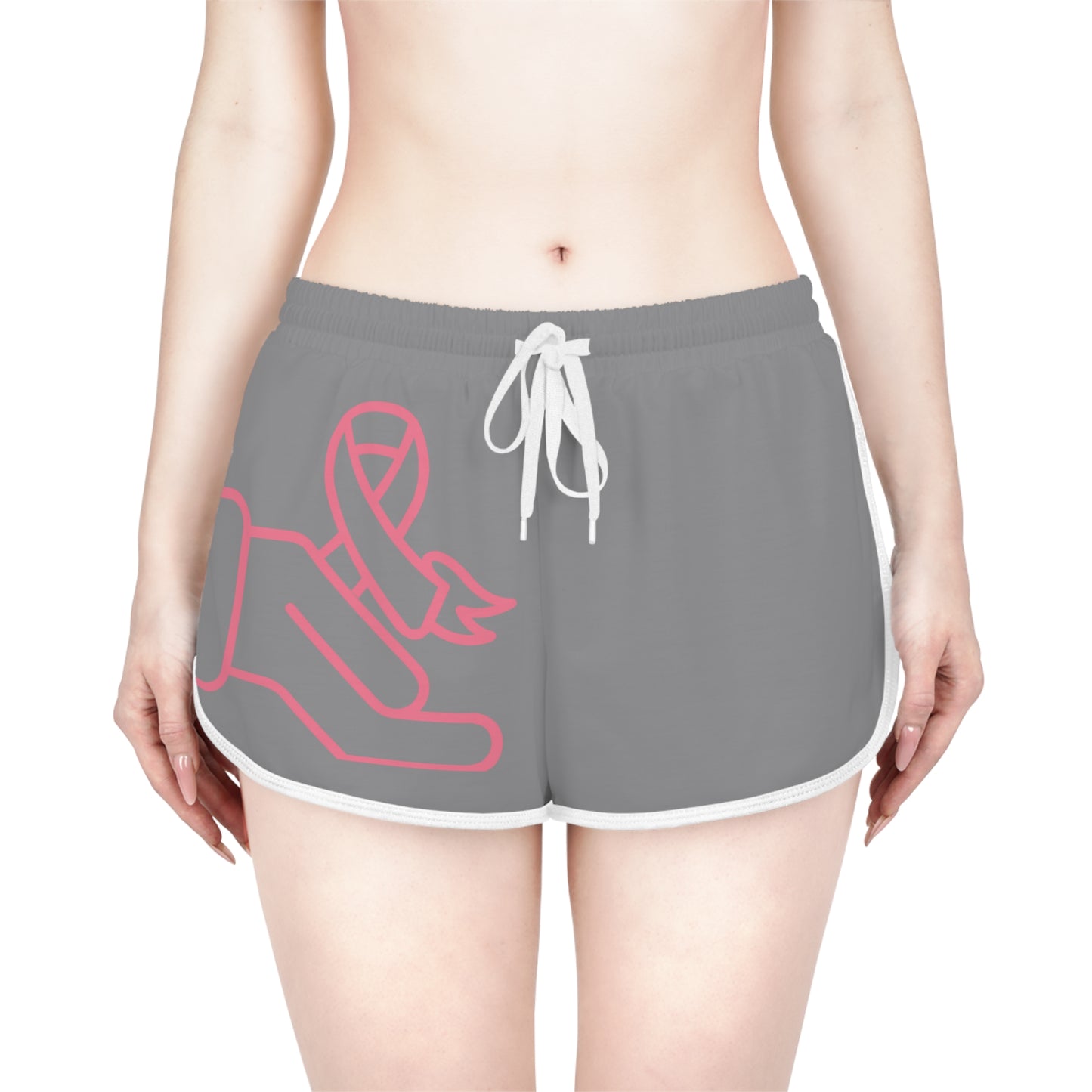 Women's Relaxed Shorts: Fight Cancer Grey