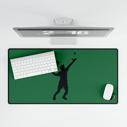 Desk Mats: Tennis Dark Green