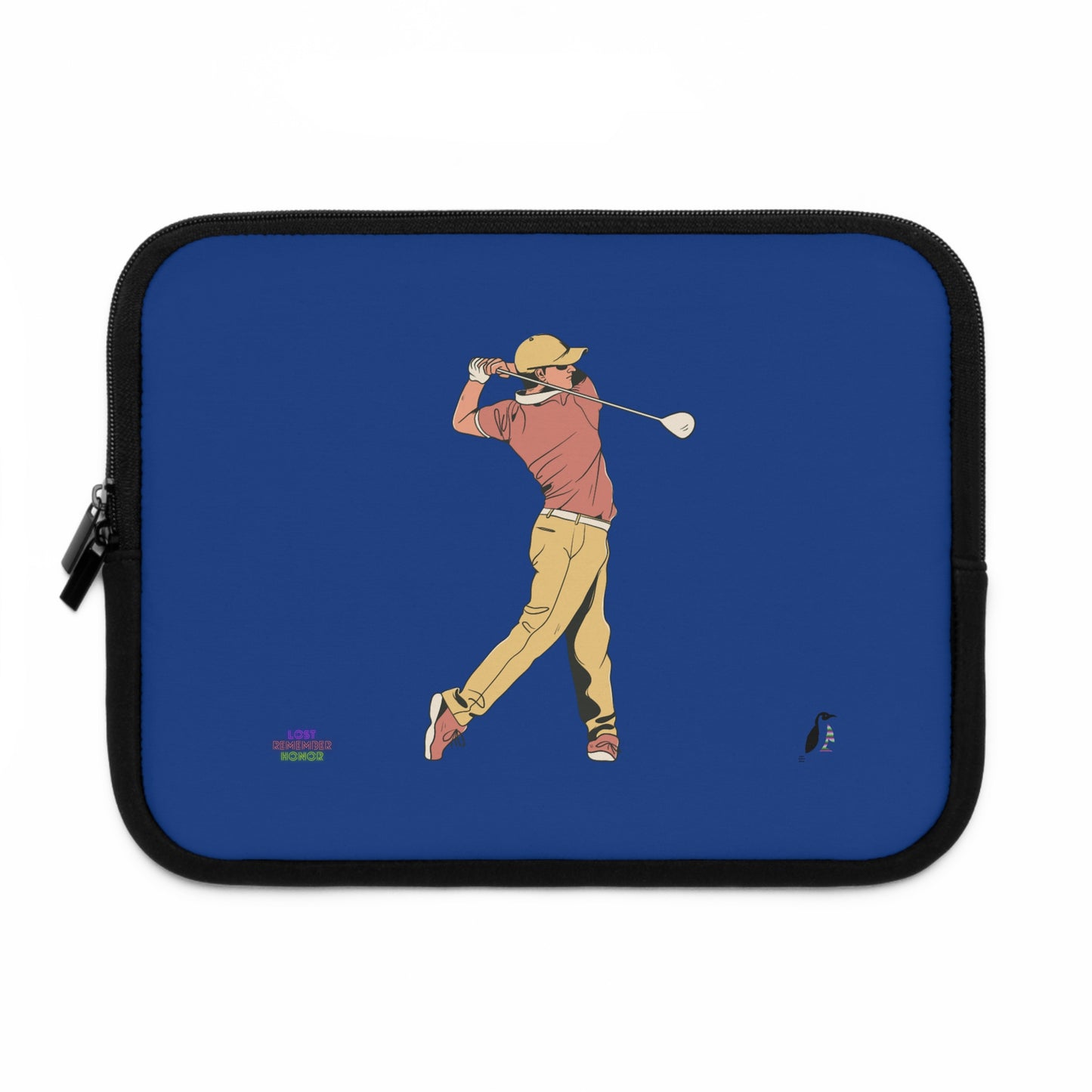 Laptop Sleeve: Golf Dark Blue