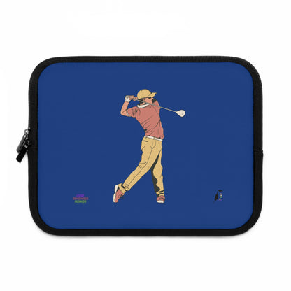 Laptop Sleeve: Golf Dark Blue