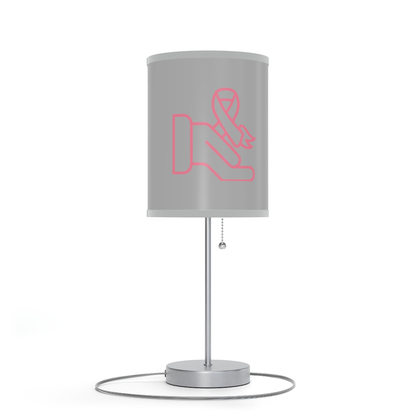 Lamp on a Stand, US|CA plug: Fight Cancer Lite Grey