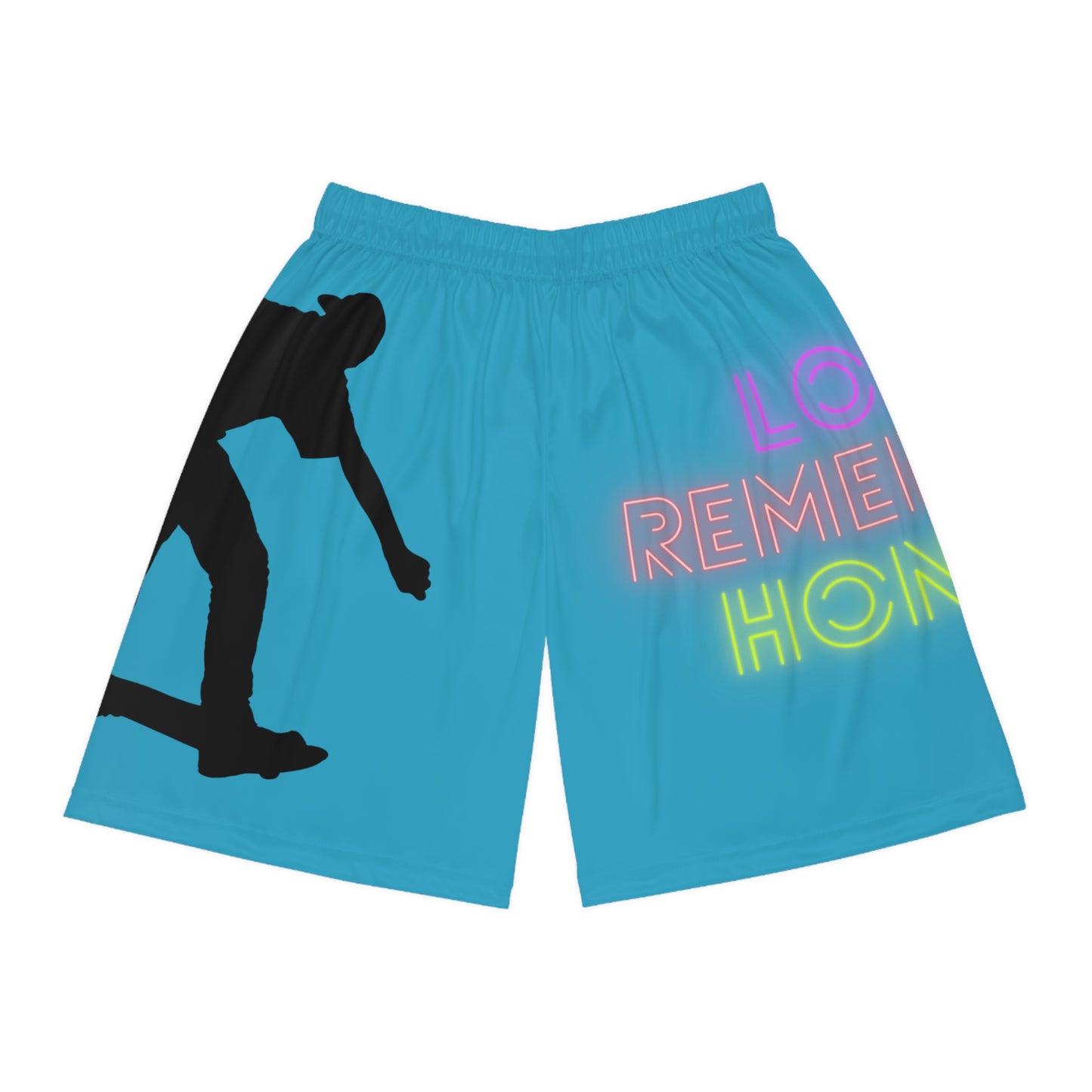 Basketball Shorts: Skateboarding Turquoise