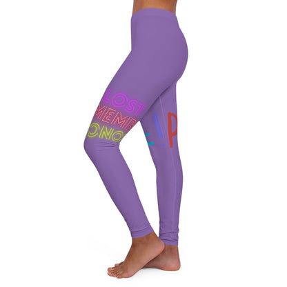 Women's Spandex Leggings: LGBTQ Pride Lite Purple