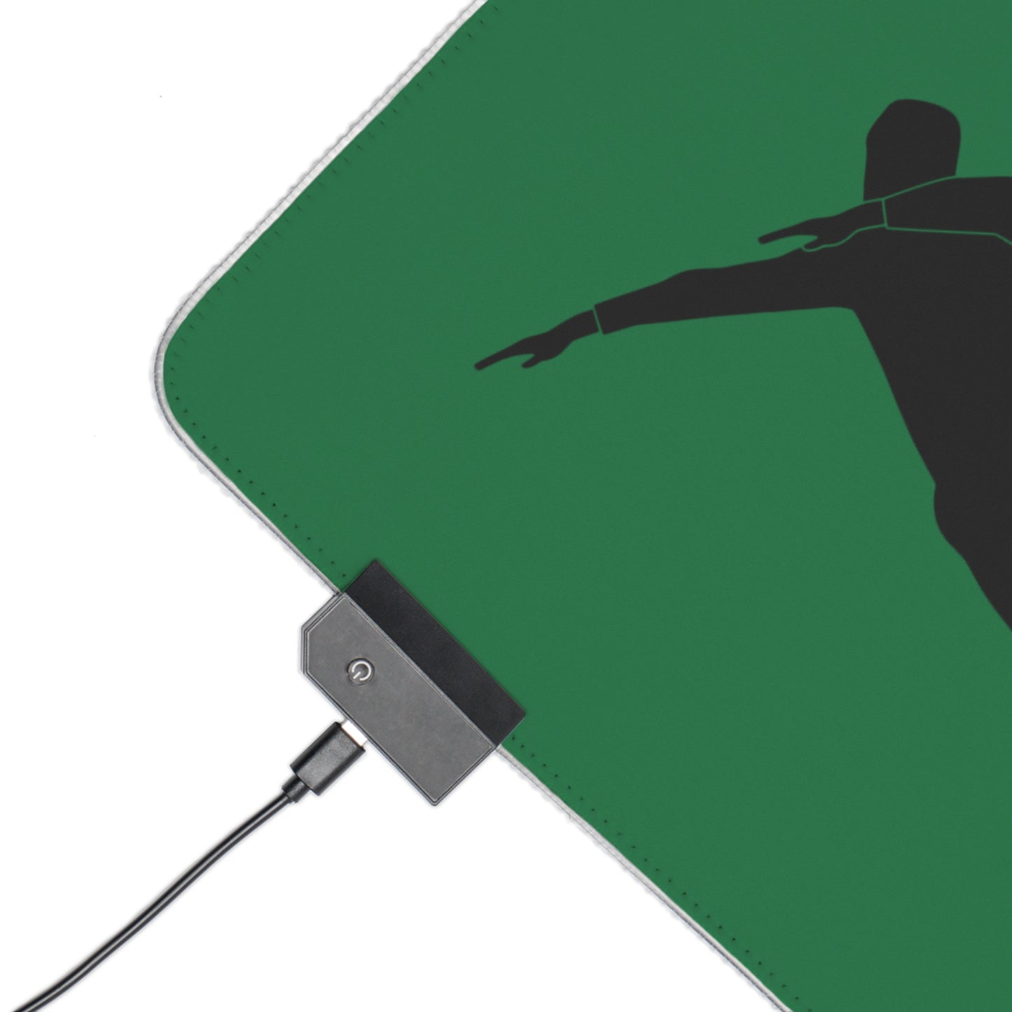 LED Gaming Mouse Pad: Dance Dark Green