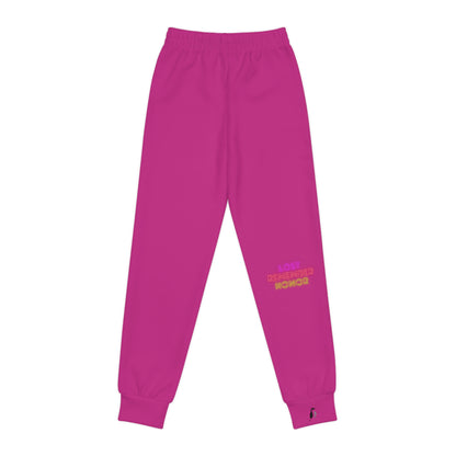 Youth Joggers: Gaming Pink