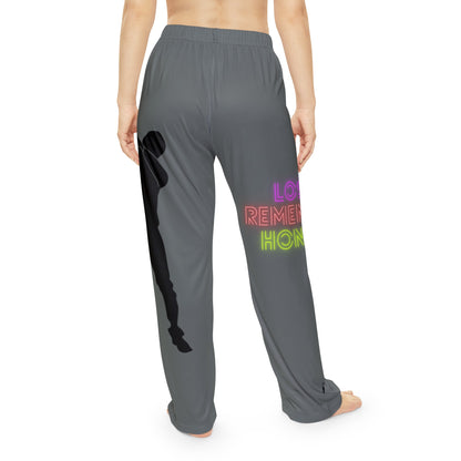 Women's Pajama Pants: Dance Dark Grey