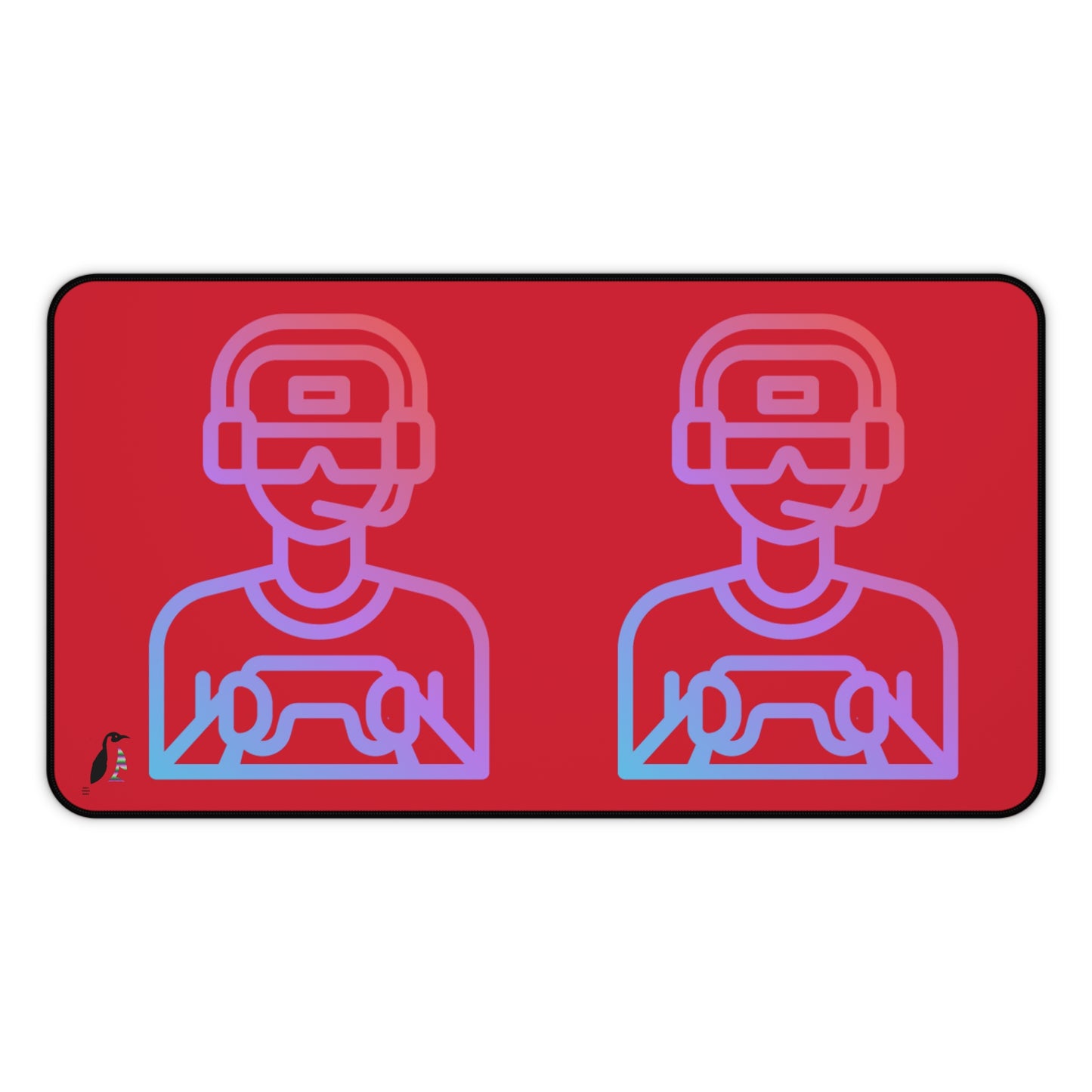 Desk Mat: Gaming Dark Red