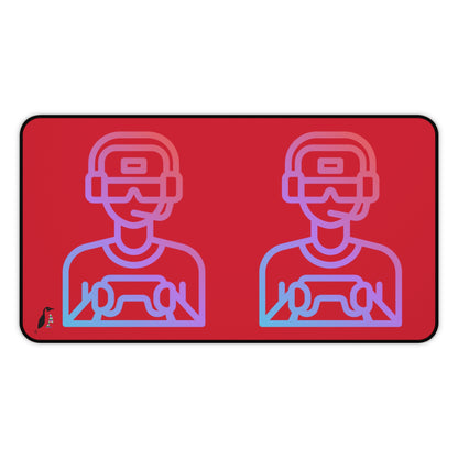 Desk Mat: Gaming Dark Red