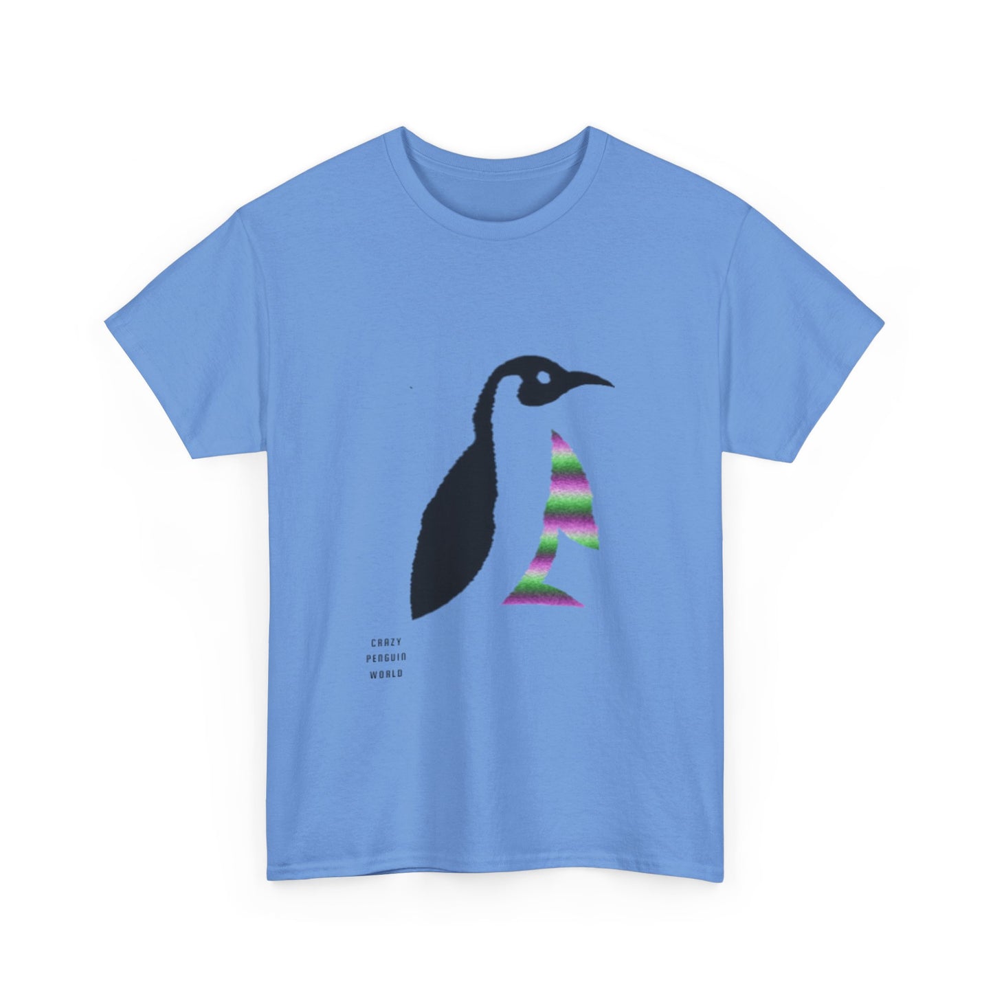 Heavy Cotton Tee: Crazy Penguin World Logo #2