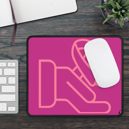 Gaming Mouse Pad: Fight Cancer Pink