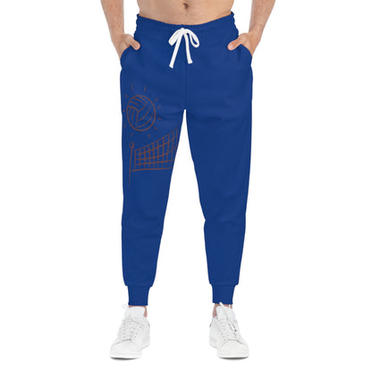 Athletic Joggers: Volleyball Dark Blue