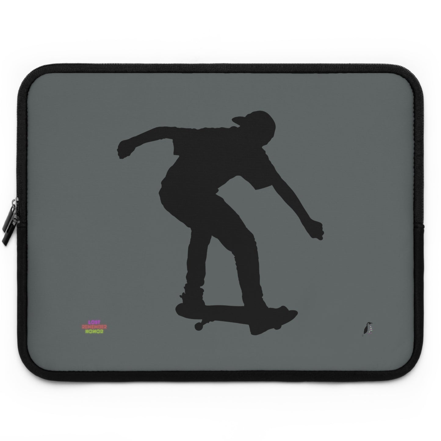 Laptop Sleeve: Skateboarding Dark Grey