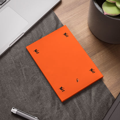 Post-it® Note Pads: Skateboarding Orange