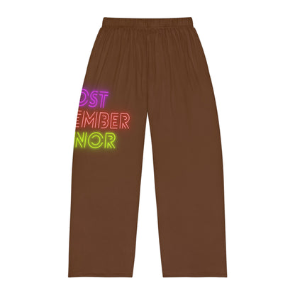 Panlalaking Pajama Pants: Lost Remember Honor Brown 