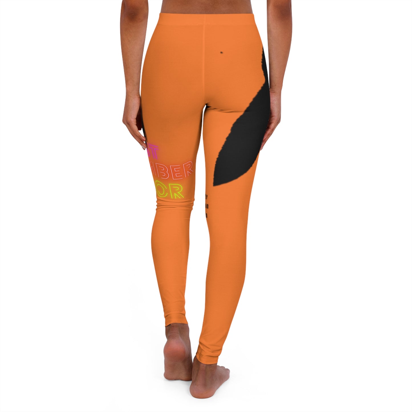 Women's Spandex Leggings: Crazy Penguin World Logo Crusta