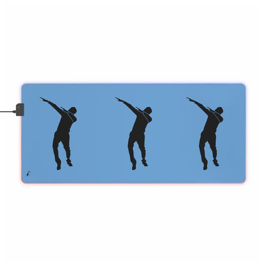 LED Gaming Mouse Pad: Dance Lite Blue