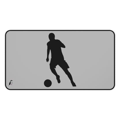 Desk Mat: Soccer Lite Grey