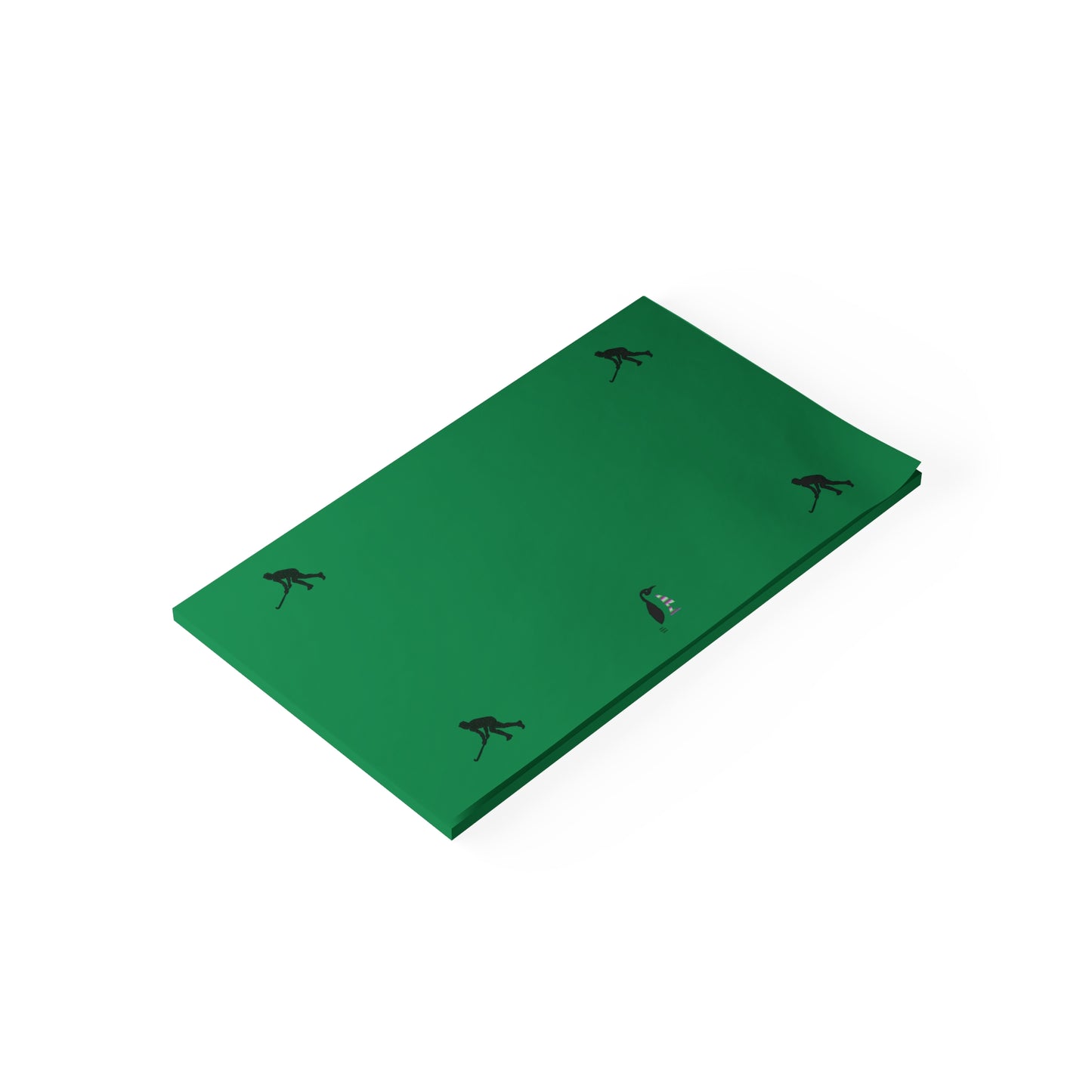 Post-it® Note Pads: Hockey Dark Green